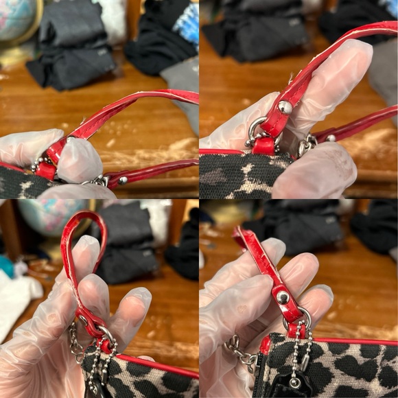 Coach Park Ocelot Leopard Print Cloth Wristlet Wallet - “Jennie” - Picture 13 of 16